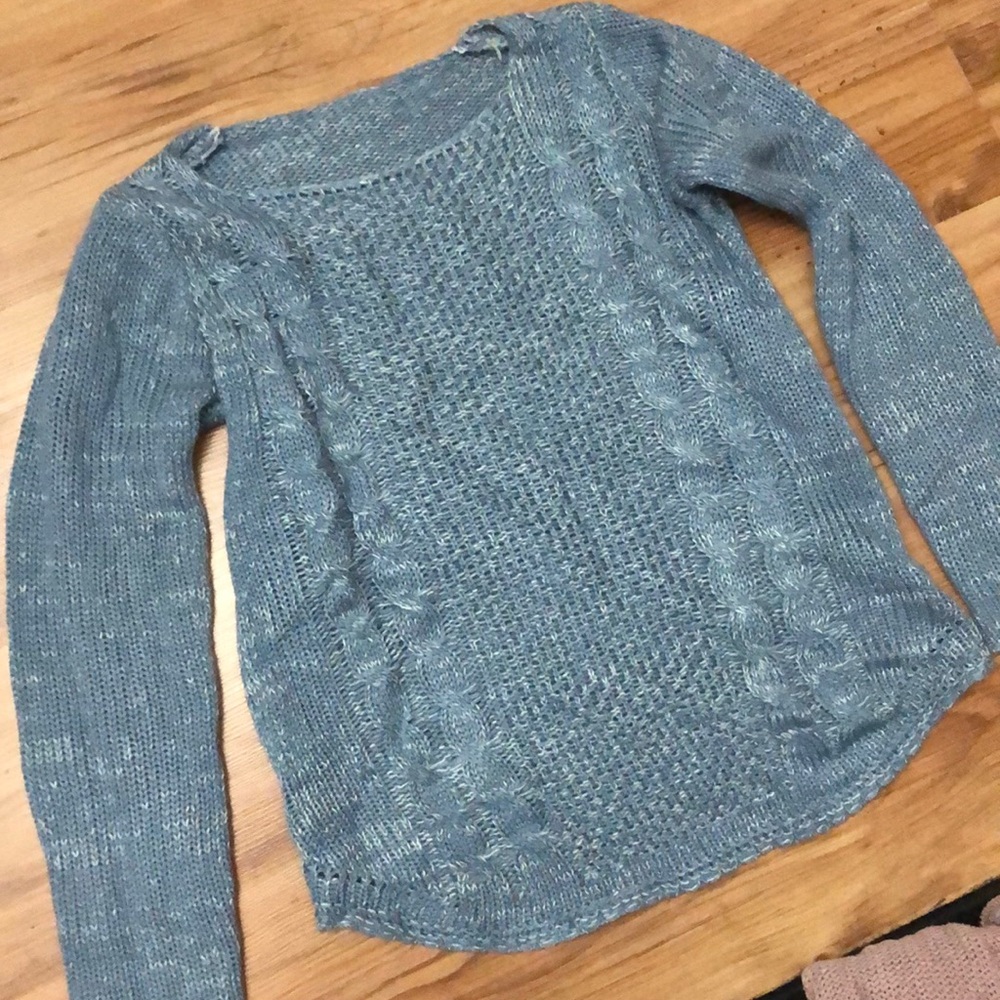 Blue sweater